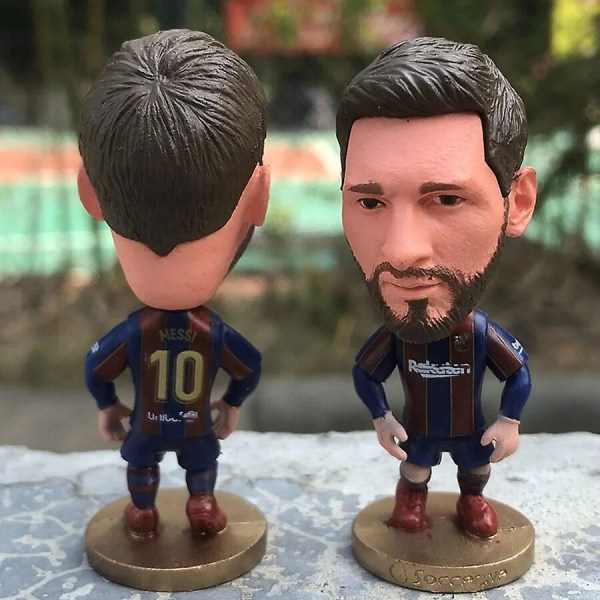 Fotbollsstjärnan Messi Figur Fotbollsspelare Prydnader Samling Dockor Sport Actionfigurer Souvenirer Leksaker Gåvor[HK] 10