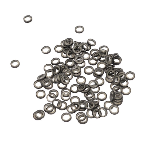 500 st 1/8 tum Ortodontisk Elastisk Band Professionell Portabel Tandställning Tandmellanrum Gummiband[HK] Black