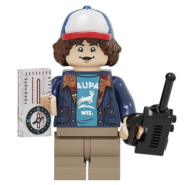 8-pack Stranger Things Samlade Leksaksbyggstenar Humanoida Småfigurer Present [HK]