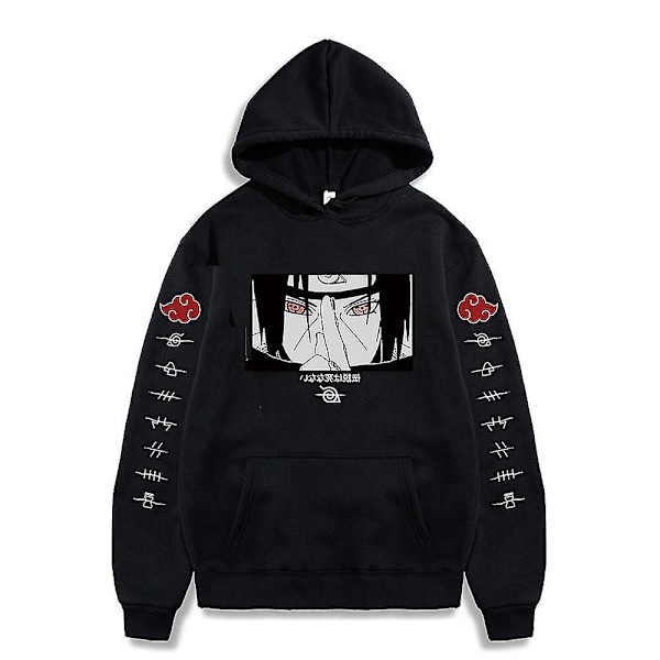 Vuxna Uchiha Itachi Hoodie Par Naruto Anime Tryckt Sweatshirt Toppar Cosplay Huvtröja Gåvor[HK] XL