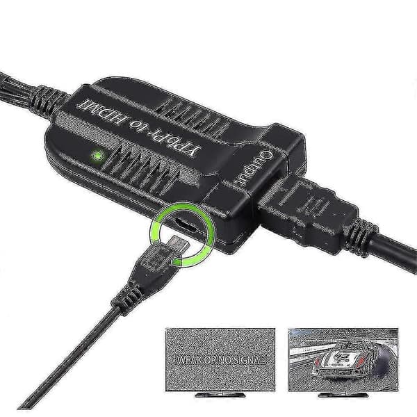 Komponent til HDMI-omformer støtter 1080p hann Ypbpr til HDMI-adapter R/L til HDMI 5rca til HDMI[NC]
