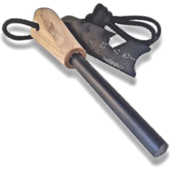 HKK  Tulitikku Paksun Bushcraft Tulikiven Käsintehty 20 000 Iskua Perinteinen Ferro Sauva