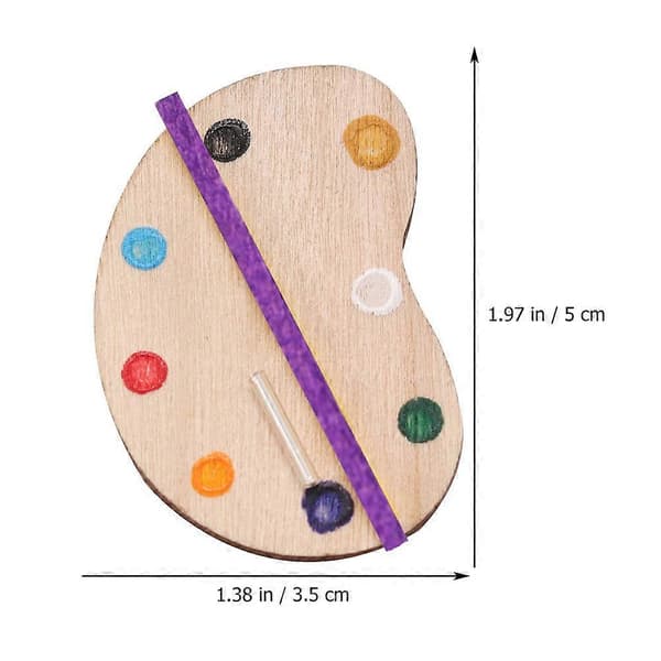 Mini Hus Pallmodell för Hem med 6st Mini Ritning[HK]