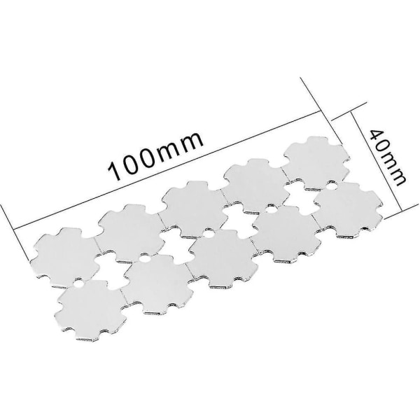 280-350ma 1W LED Chip Pære COB Lysperler Ren Hvit Super Lys Sterk For Flomlys 10stk[HkkK]