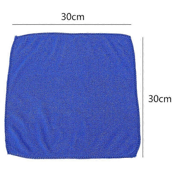 Gjenbrukbar Mikrofiber Rengjøringsklut Håndkle Ripefri Bilpoleringsklut [HK] 10 PCS