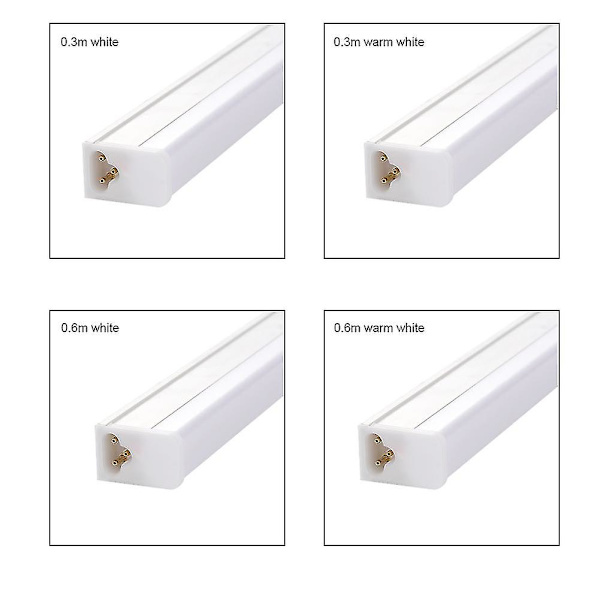 Led-rør T5-lampe 220v lysstofrør 9w 14w 18w Led-væglampe[hk] 0.6m White light