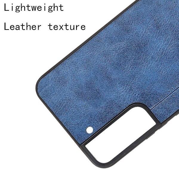 För Samsung Galaxy S22+ 5G Sömmar Telefonskal Belagt Hårt Mjukt Halkfritt Grepp Skyddande Fodral[HK] Style C Samsung Galaxy S22+ 5G Blue