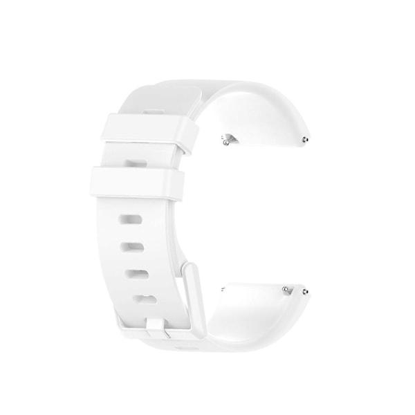 For Fitbit Versa / Versa 2 /Lite Rem Klassisk Spenne Myk Silikon Klokkereim[HK] white