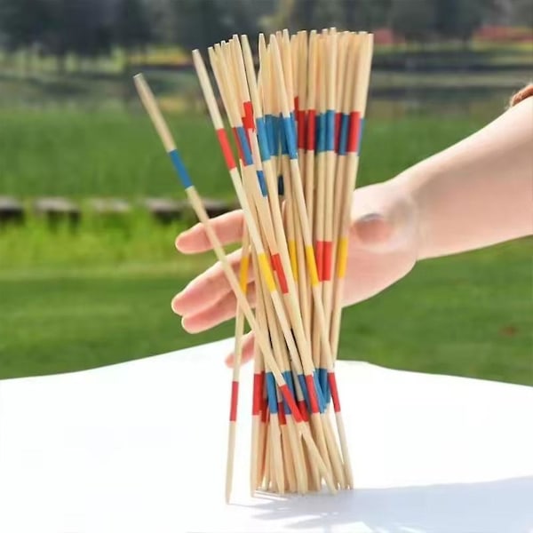 Klassiska Spelstickor Interaktivt Spel för Föräldrar och Barn Träbrädespel [HK] As shown