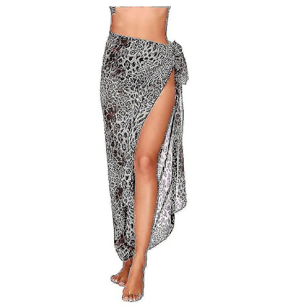 Rantahame Sarong Pareo Bikini Wrap Hame Peite Uimapuku [HK] Leopard print