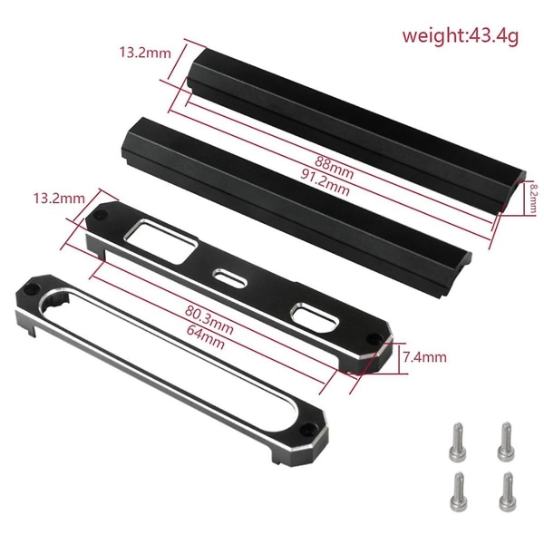 For Nb4 Noble Pro Fjernbetjening Batteribeskyttelse Holder Modificeret Højpræcision Aluminiumlegering F([HK])