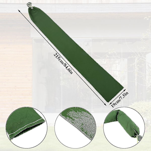 Oppbevaringspose for juletre, stor og robust, med forsterket håndtak [HK] 19*215cm