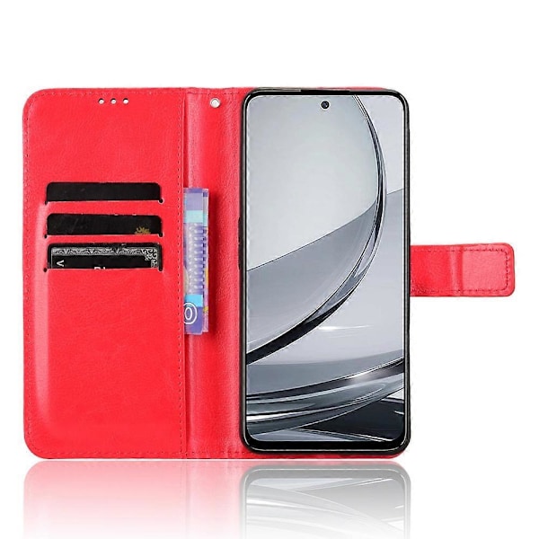 Til ZTE nubia Focus Pro Etui Crazy Horse Tekstur PU Læder Telefon Wallet Cover[HK] Style B Multicolor