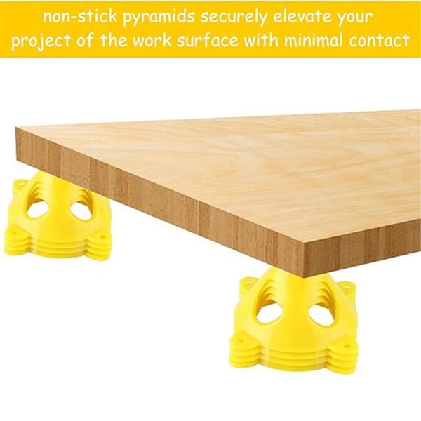 36 stk Painter Pyramid Stand Mini Paint Stativ Vindtett Roller Barrier Barrier Skilt for rengjøring P([HK])