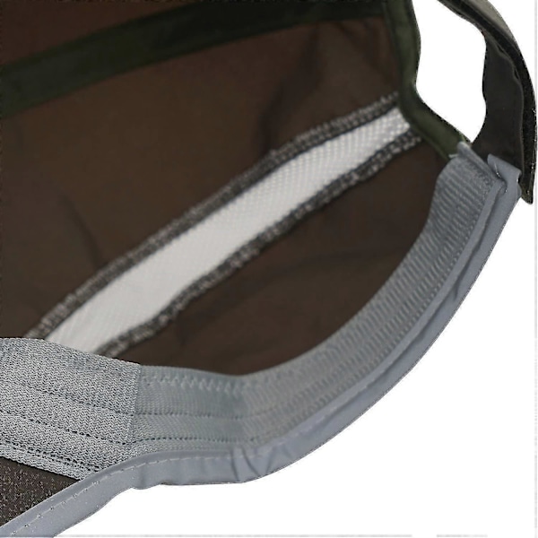 Kokoontaittuva verkkokangaslippis heijastavalla raidalla, hengittävä aurinkolippis [HK] Army Green