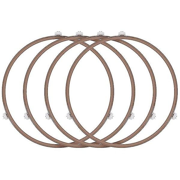 4-pak Rulle Ring Ovn Drejeskive Ring Plade Bakke Støttering Til Glasplade Bakke Støtte [HK] Photo color