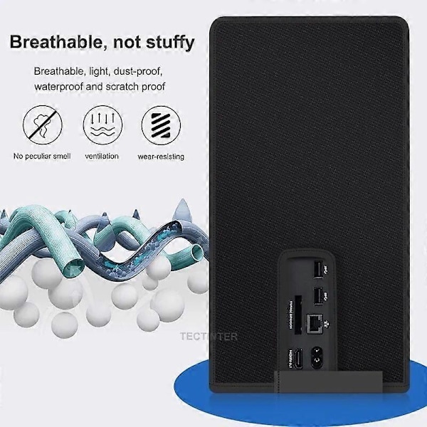 Repskyddande Horisontell Dammtätt Fodral för Xbox Series X Konsol Dammskydd Vertikalt Fodral för Xbox Series X Tillbehör[HK]