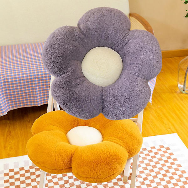 HK  Blomsterpute Søte Puter Sittepute Blomsterpute purple