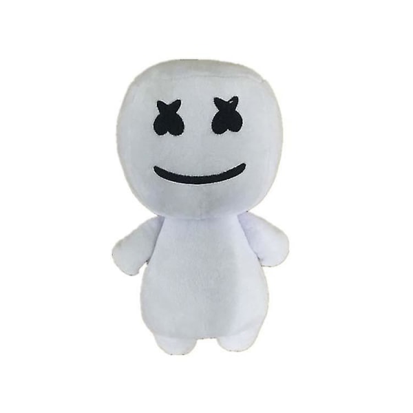 Marshmello Marshmallow Dj Huvudbonader Plyschleksak Anime Doll Födelsedagspresent Present-1[HK]