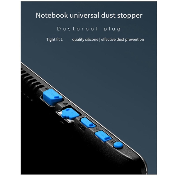 16st dammplugg Laptop Universal USB dammplugg Datorgränssnitt Vattentätt cover(hs)