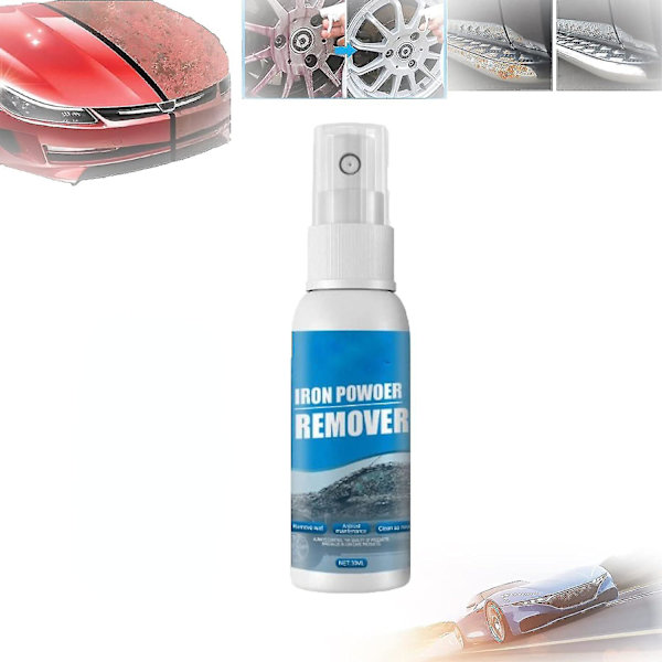 Bils Rustfjerner Spray, Jernpulverfjerner, Bil Rustfjerner Spray Metal Maling Rengøringsspray Opløs Rust På Metal[HkkK] 1pcs 30ml