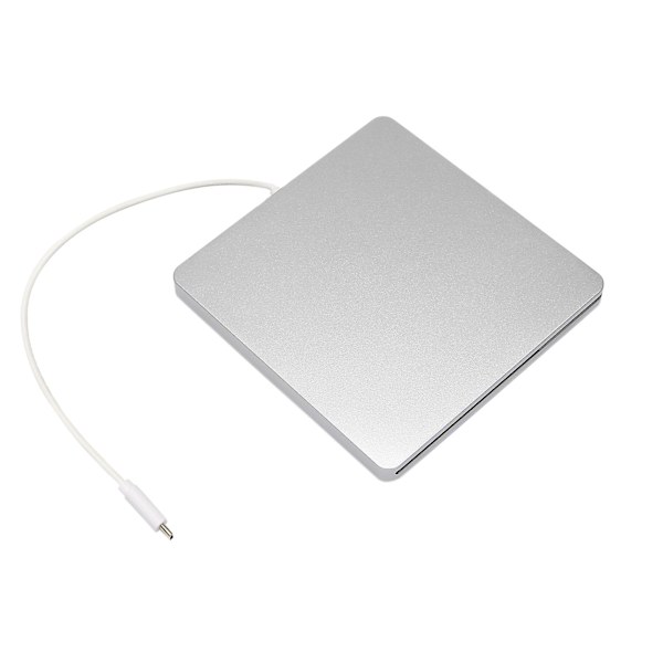 USB-C Superdrive DVD CD-enhet Extern Brännare Type-c DVD/CD-brännare Laptop DVD-enhet Stöd Windo[HK] silver  black