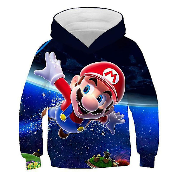 5-10 år Super Mario & Sonic Hoodies Nyhet Trykk Genser Genser Genser Genser Genser Genser Genser Genser Genser Genser Genser Genser Genser Gave[HK] D 7-8 Years