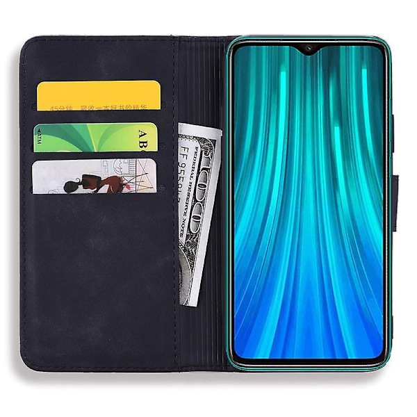 Plånboksfodral för XiaoMi RedMi NOTE 8 PRO Premium PU Läder Flip Cover Mandala[HK] Black