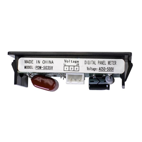 Digital AC Voltmeter Panel AC50-500V Frekvenstæller 10.0-99.9 Hz LED Display[HK]