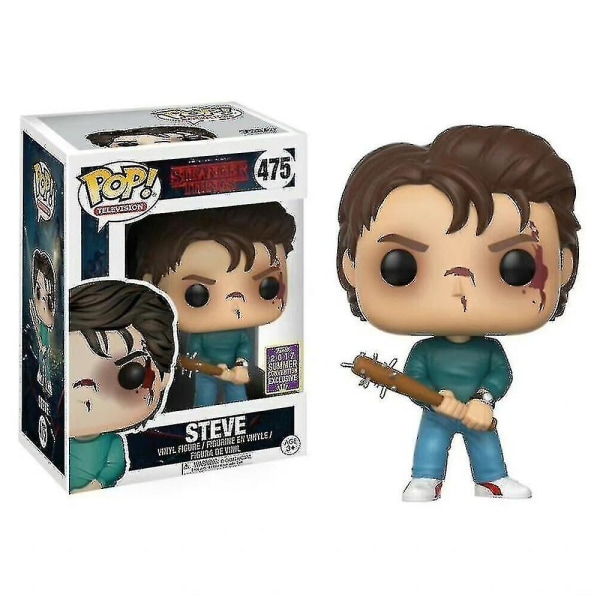 Funko Pop Stranger Things Steve Dustin Eleven Demogorgon PVC-toimintahahmot Keräilylelut Faneille Lahja[HK] Steve
