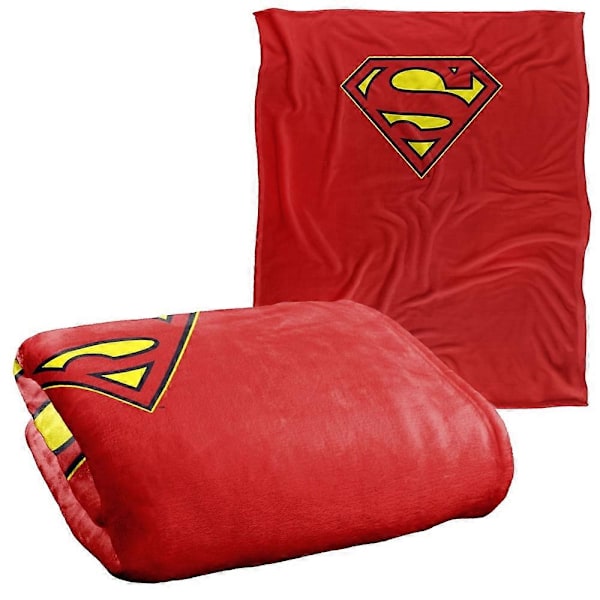 Superman Tæppe, 127 x 152 cm, Superman Kappe Fuld Farve Logo Silkeagtig Blød Kastetæppe hdeidh814[HK] 40x30in 76x102cm