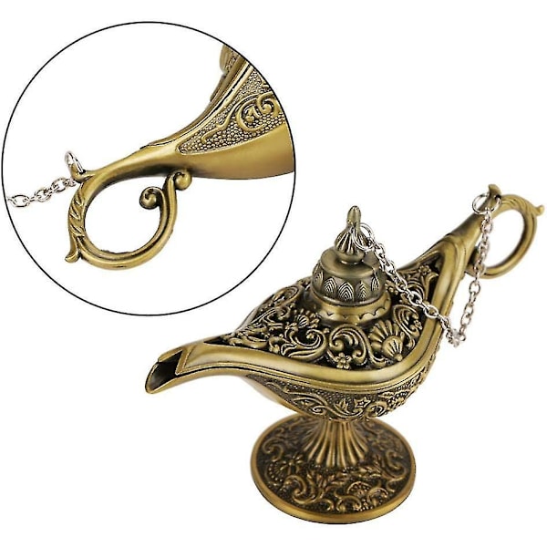 Aladdin Magisk Lampe Håndværk Aromaterapi Komfur Boligindretning Kreative Ornamenter[HK] GREEN