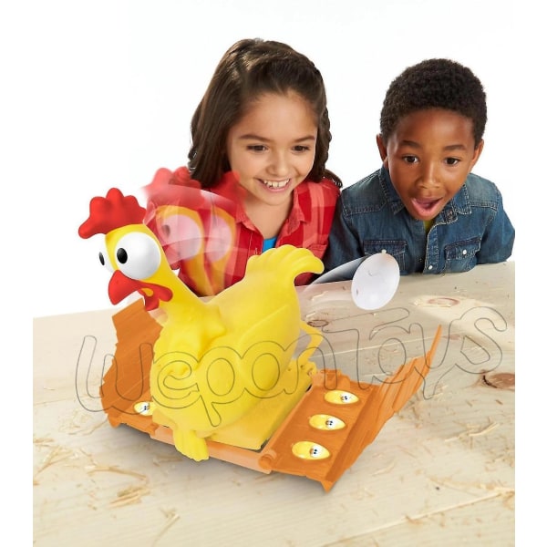Hela äggläggande kyckling Förälder-barn Interaktiva bordsspel Nyhet Skivspelare Lucky Chicken Pedagogiska barnleksaker[HK]