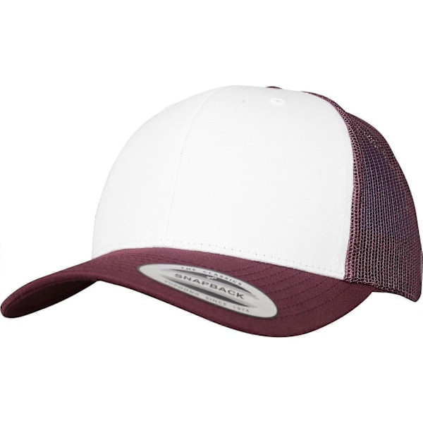 Flexfit By Yupoong Retro Trucker Farget Front Cap[HK] One Size Khaki/White/Khaki