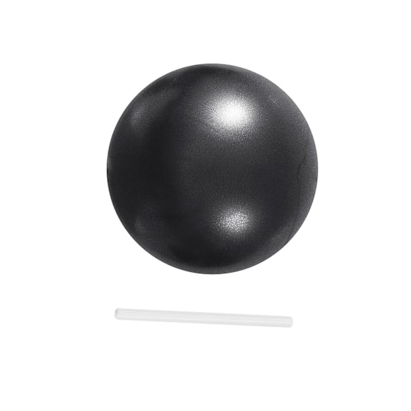 Liten Pilatesboll Kraftig Träningsboll för Hemmagym Balans Svart[HK]