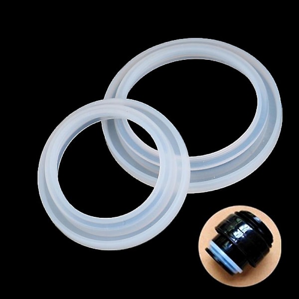 10 st Tätnings O-ring För 4,5cm 5,2cm Vakuumflasklock Propp Termosmugg Lock[HK] A Clear