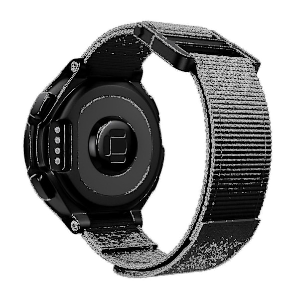 För Garmin Forerunner 220/230/235/630/735XT Loop Fäste Klockarmband 20mm Nylon Ersättningsband Black