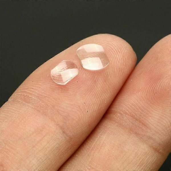 Safir Bubbel Förstoringsglas Lins för Klocka Datumfönster Kristallglas Lim Förstoring[HK] 5.5 x 4.5mm