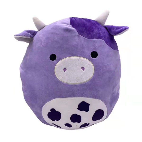 Kudukke leke, søt ku-serie pute dukke dukke for barn[HK] purple
