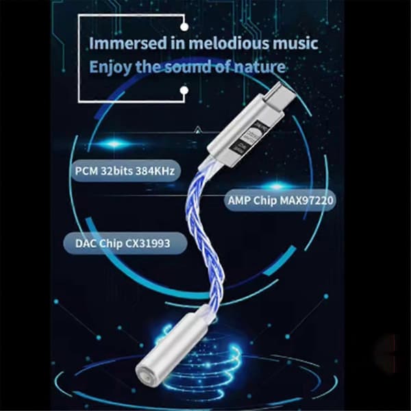 JM11 Bluetooth-headset med Hi-Fi DAC og USB-tilslutning, sort [HK]