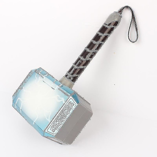 Led Glowing Sounds Thor Hammer Hjälm Mask Barn Cosplay Leksaker Actionfigur[HK] 3