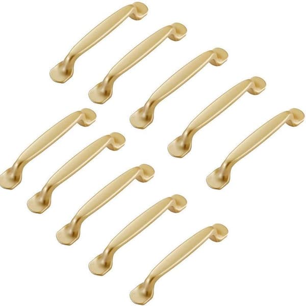 Gullhåndtak til kjøkkenskap 10 cm[HK]