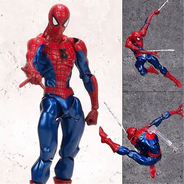 6,3&quot; Comics Avengers Spider-man Amazing Yamaguchi Revoltech Collectible Action Figur Leke, Premium Design, Gaver Til Fans[HK]