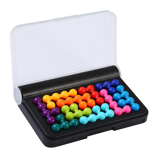 Fargerike 3d-perler puslespill for barn Morsomt puslespill Plastlekegave gave for barn Gutter Jenter[HK]
