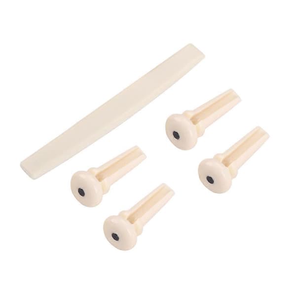 Stall med Sadel Plaststall för Akustisk Gitarr Ersättning 5st[HK]