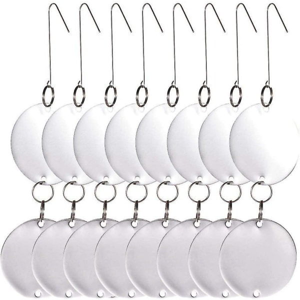 HKK  16 Bird Repellent Discs | Stainless Steel Cds | Double-sided Reflectors | Bird Repellents | Doves | Seagulls | Swallows