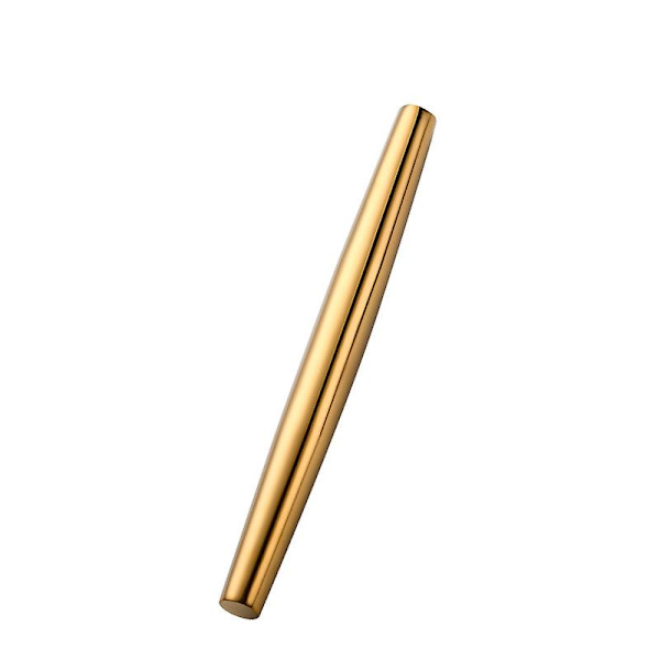 Rullepind i rustfrit stål med mat finish og rosegold titaniumbelægning [HK] Gold