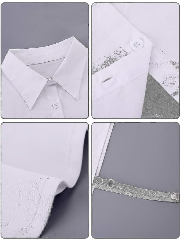 Faux Shrugs Avtakbare Half-Zip Bluser for Kvinner Favoritt[HK]
