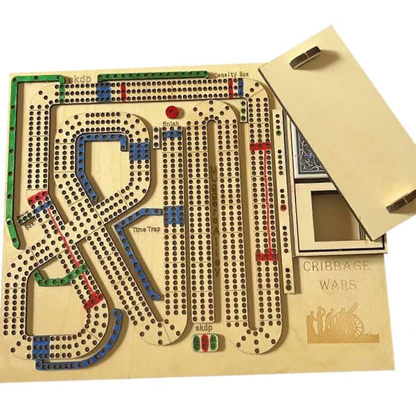 2024 Cribbage Wars Brädspel, Perfekt för Familjeresor[HK]
