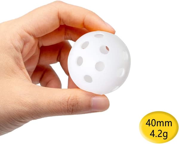 Golftræningsbold 42 mm luftstrøm plastbolde til driving range [HK]